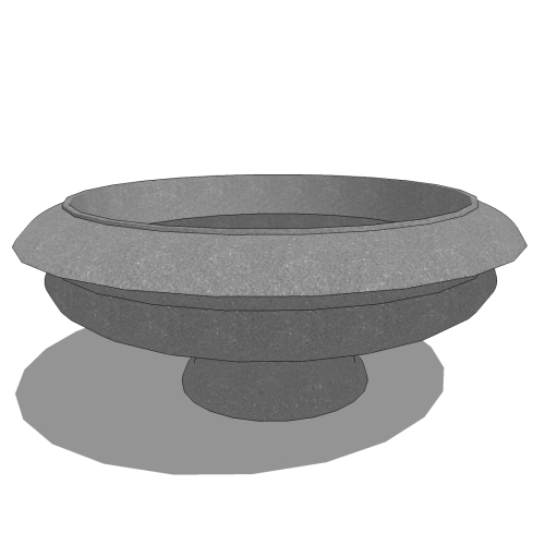 CAD Drawings BIM Models Planters Unlimited Greco Cast Stone Bowls